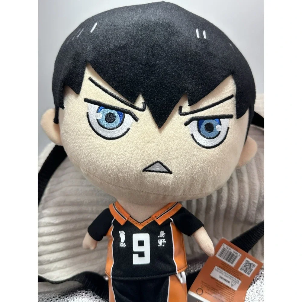 Haikyuu Tobio Kageyama Anime Authentic Plush Bag Backpack NWT